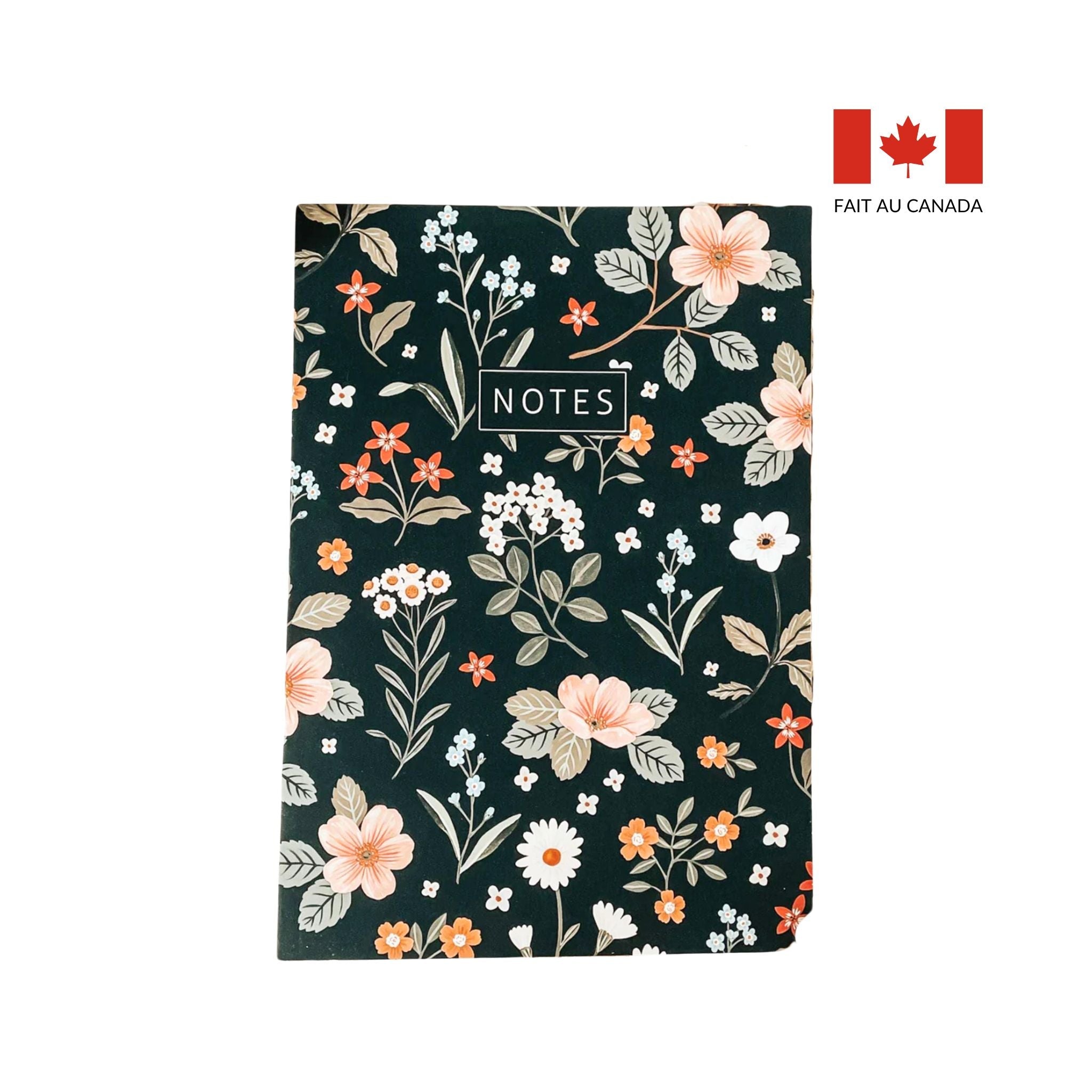 Cahier de notes - Floral nocturne - Maison Paréa