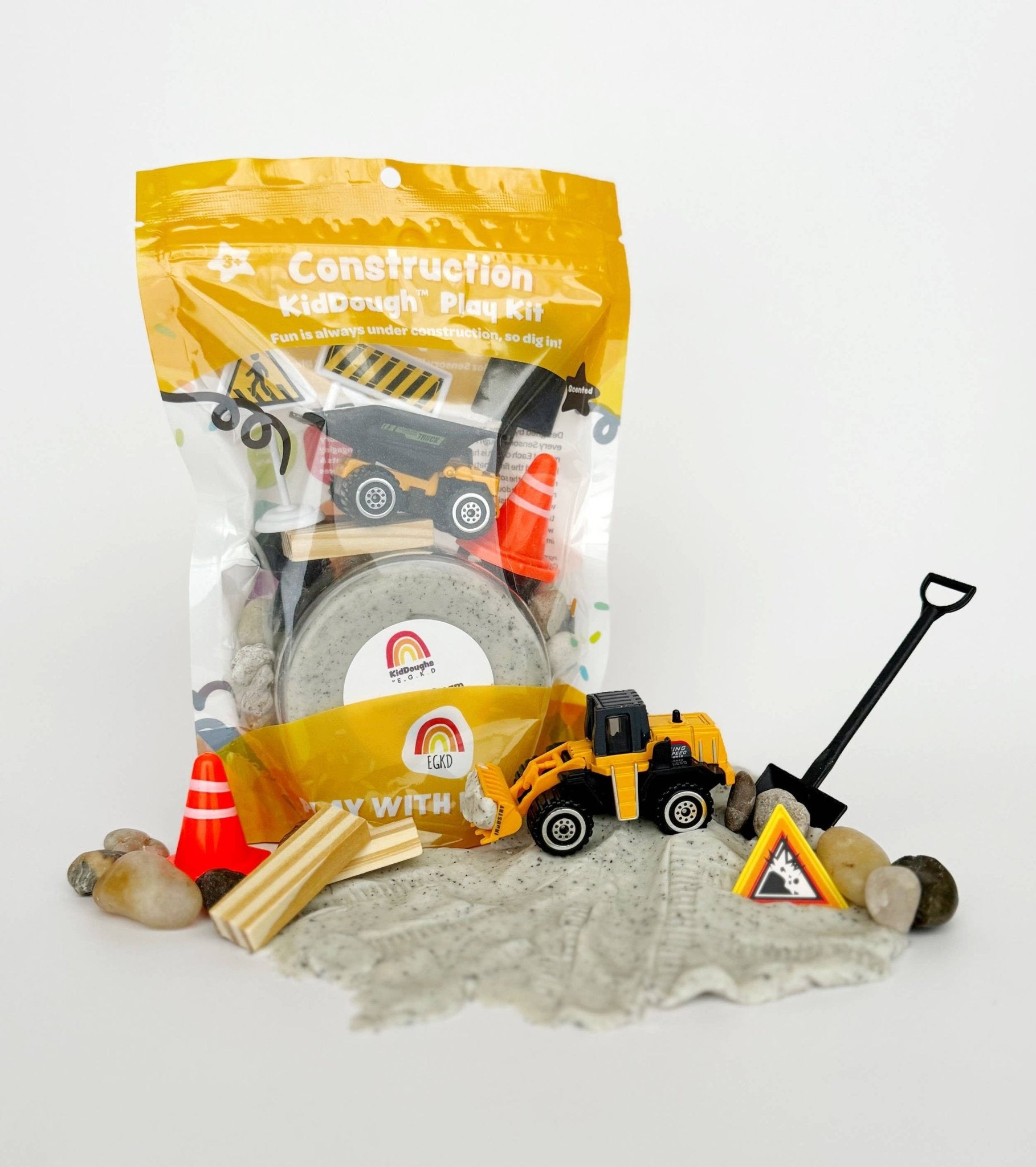 Construction (Cookies & Cream) KidDough Play Kit - Maison Paréa