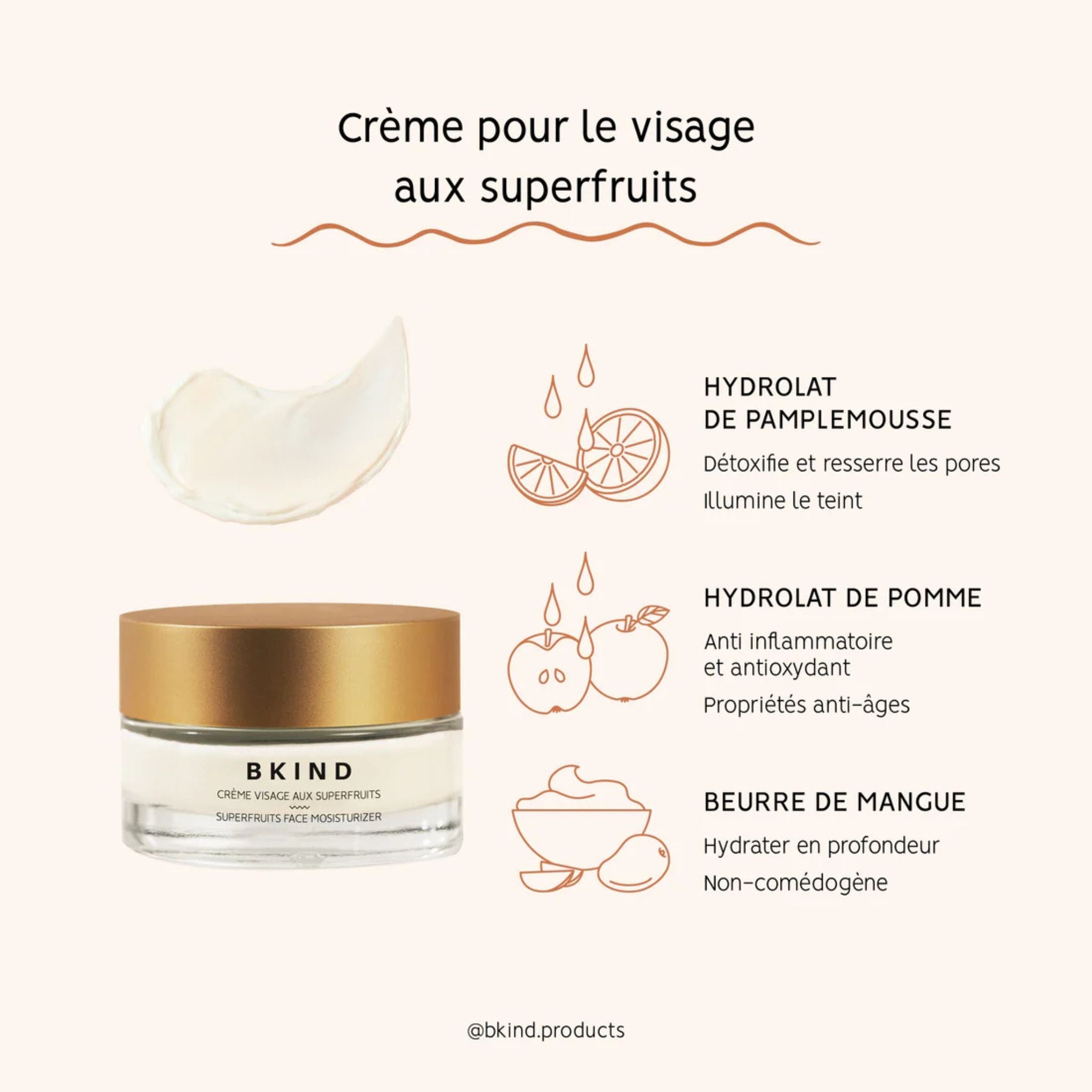 Crème visage aux superfruits avec bakuchiol - Maison Paréa