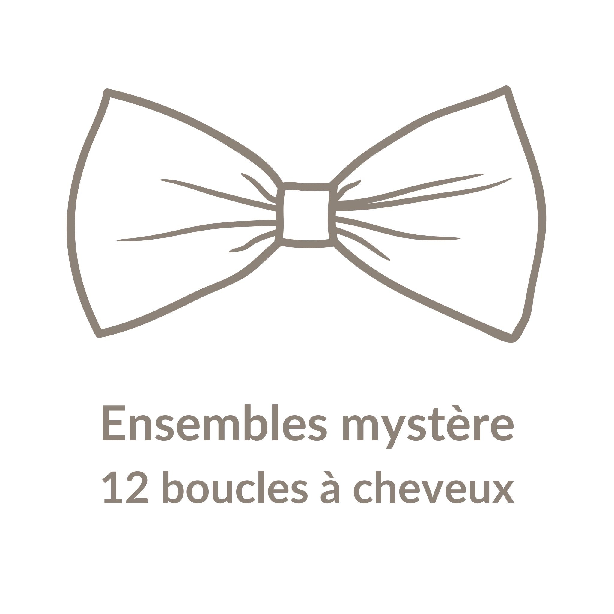 Ensemble mystère - 12 Boucles à cheveux - Maison Paréa