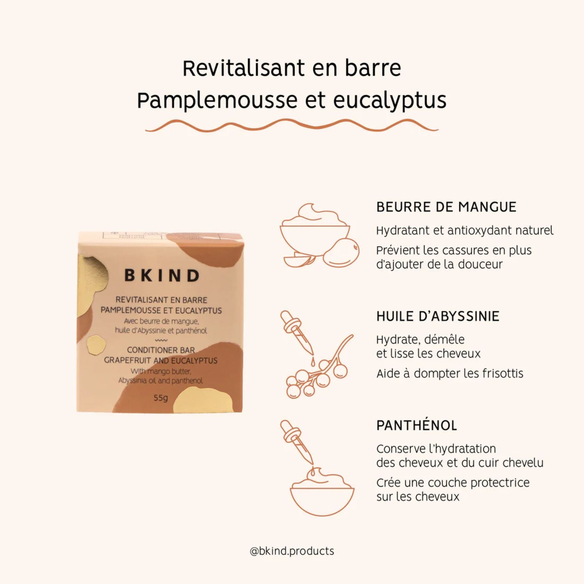 Revitalisant en barre - Cheveux normaux et/ou à tendance grasse - Maison Paréa