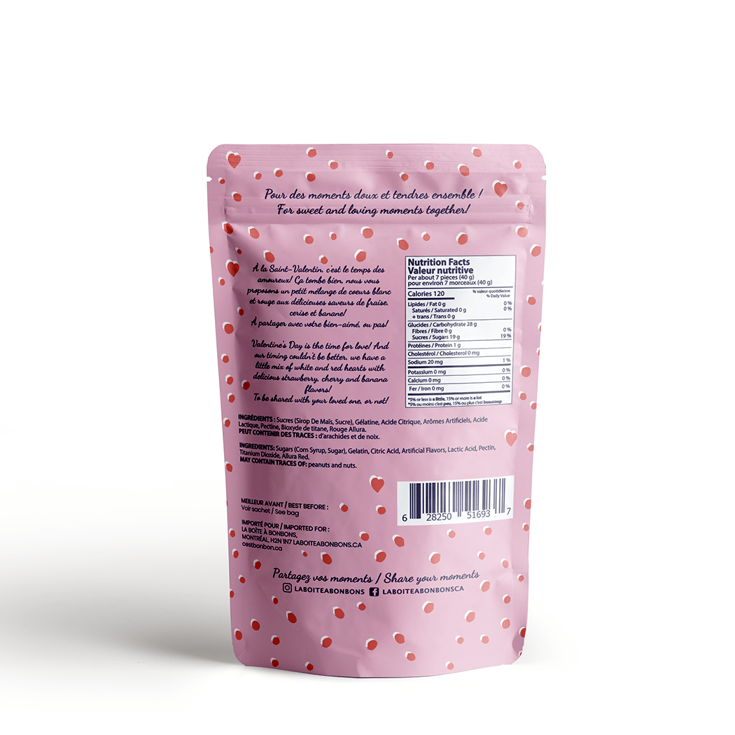 Saint - Valentin - Bonbons - Maison Paréa